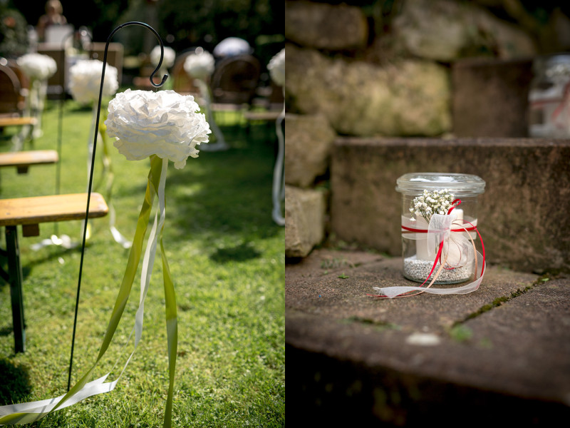 dominik neesen photographie, freie Trauung, dekoration, herzen, im freien, kloster dahlheim