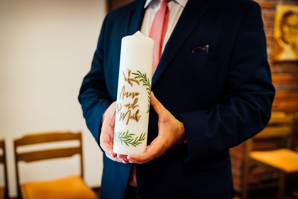 Hochzeitskerze, Trauzeuge, Heiraten in Bielefeld, Hochzeitsfotografie, Hochzeitsreportage