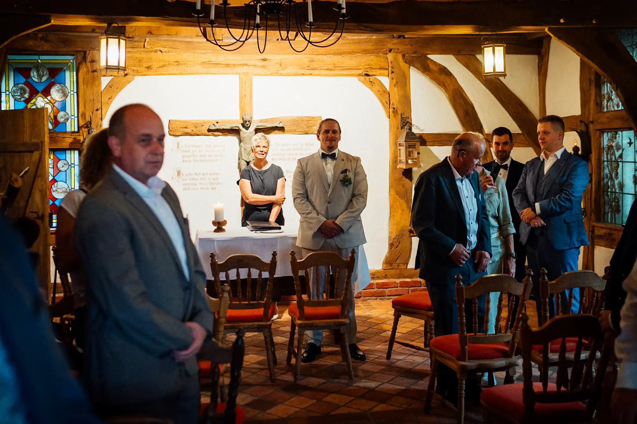 Hochzeit, Das Gastliche Dorf, Hirtenkapelle, standesamtliche Trauung, Braut, Bräutigam, Hochzeitsfotograf, Delbrück