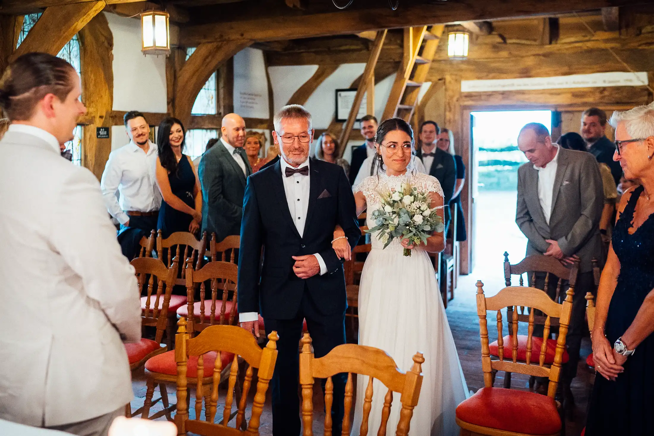 Hochzeit, Das Gastliche Dorf, Hirtenkapelle, standesamtliche Trauung, Braut, Bräutigam, Hochzeitsfotograf, Delbrück